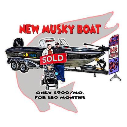 New Musky Boat Karen (2-sided print)
