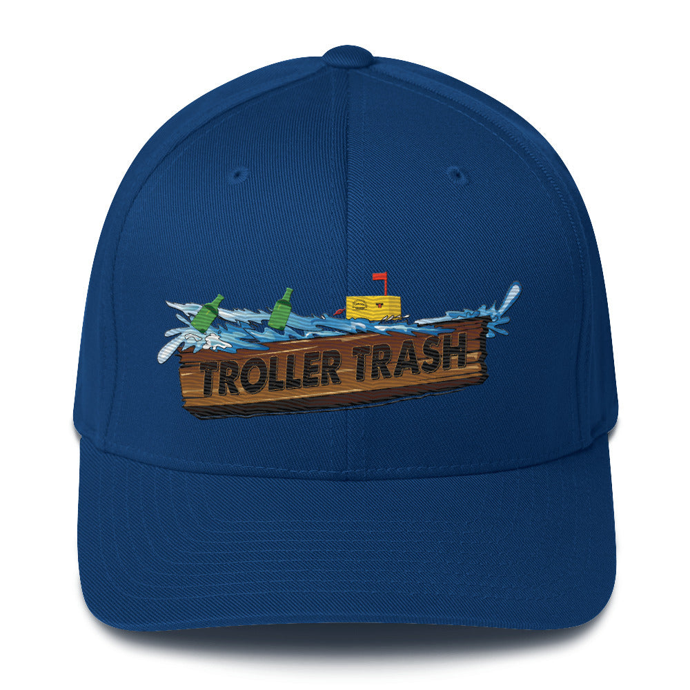 Troller Trash Flexfit Cap Royal Blue / S/M Other