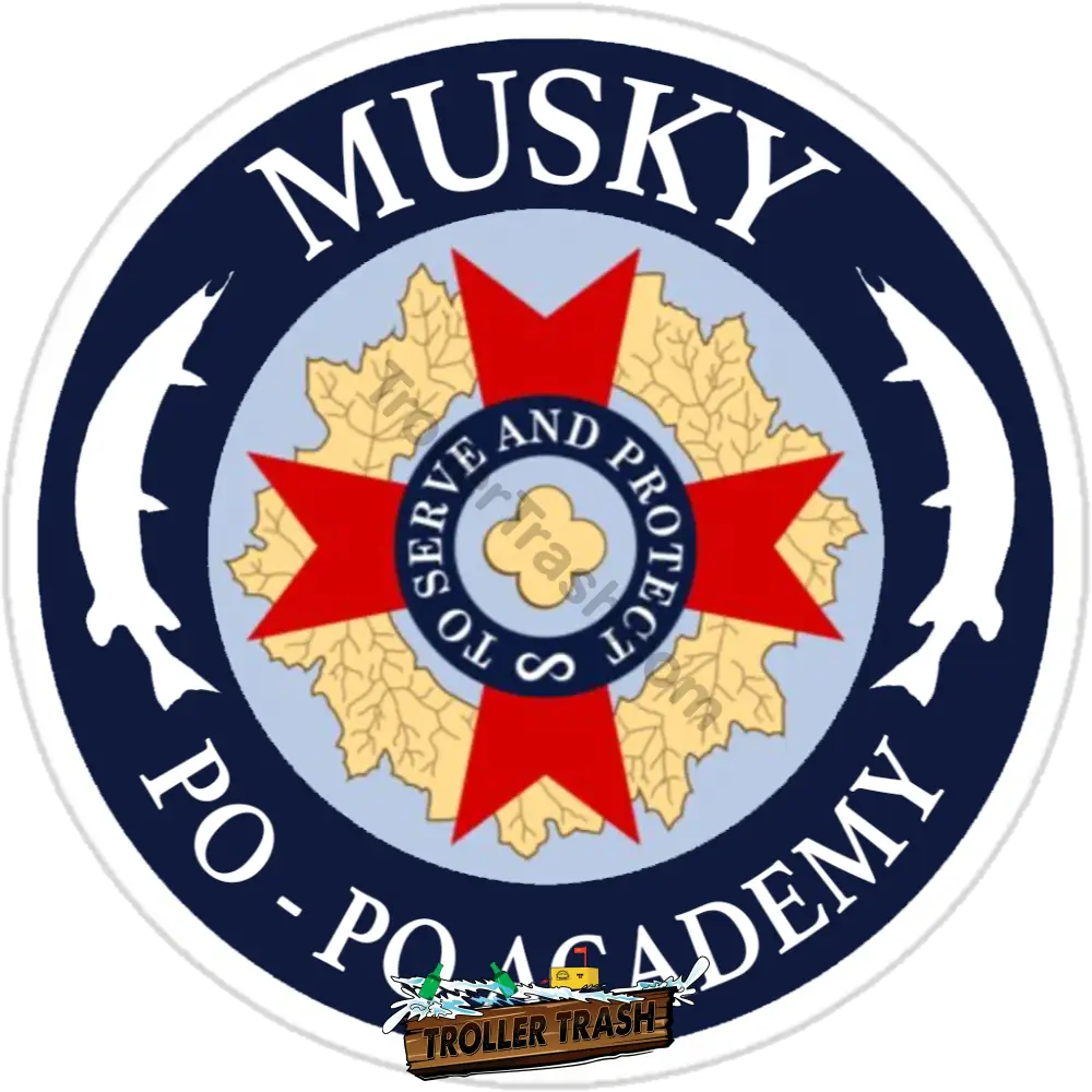 Musky Po-Po Academy (2-Sided Print) T-Shirts