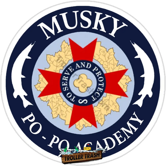 Musky Po-Po Academy (2-Sided Print) T-Shirts
