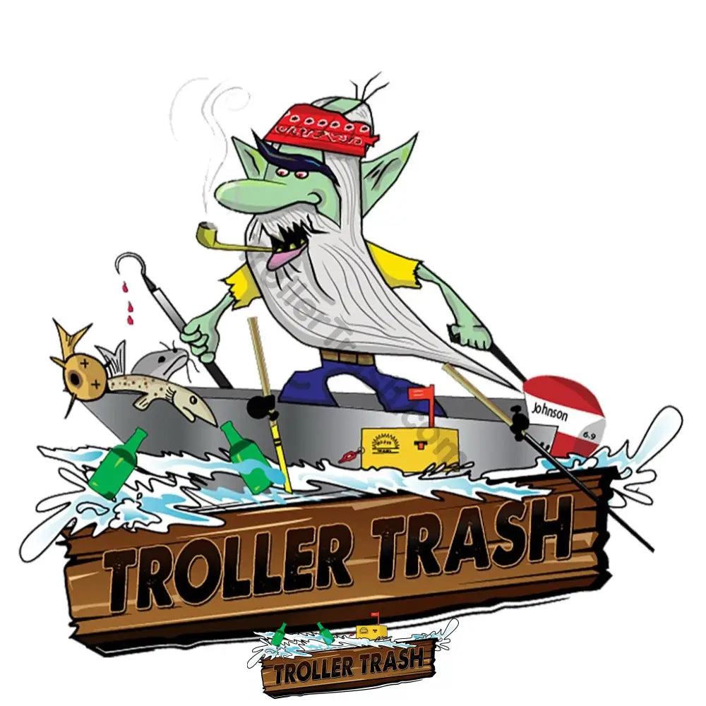 Troller Trash Sticker Stickers