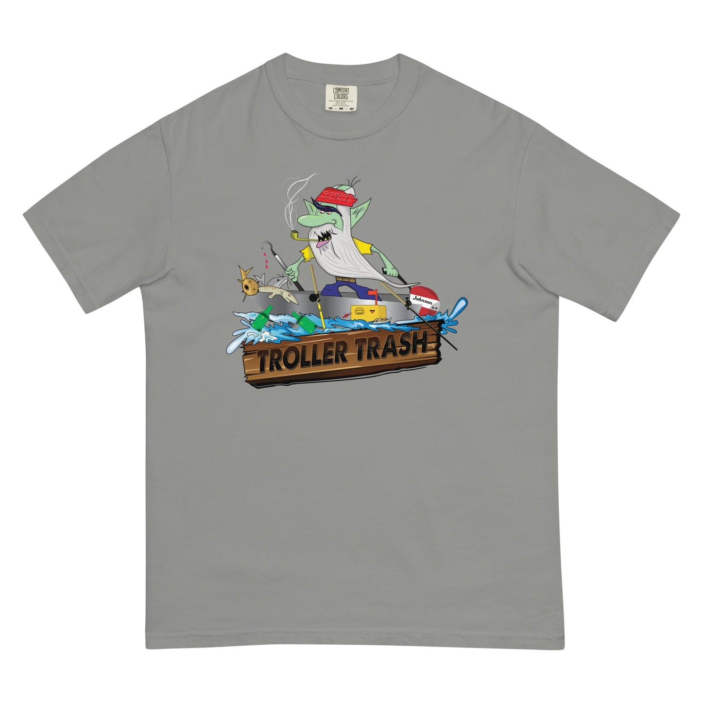 Troller Trash Logo Heavyweight T-Shirt Grey / S T-Shirts
