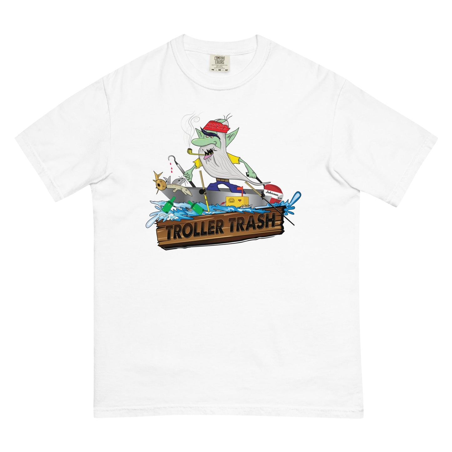 Troller Trash Logo Heavyweight T-Shirt White / S T-Shirts