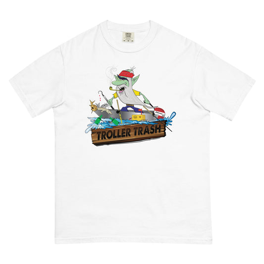 Troller Trash Logo Heavyweight T-Shirt White / S T-Shirts