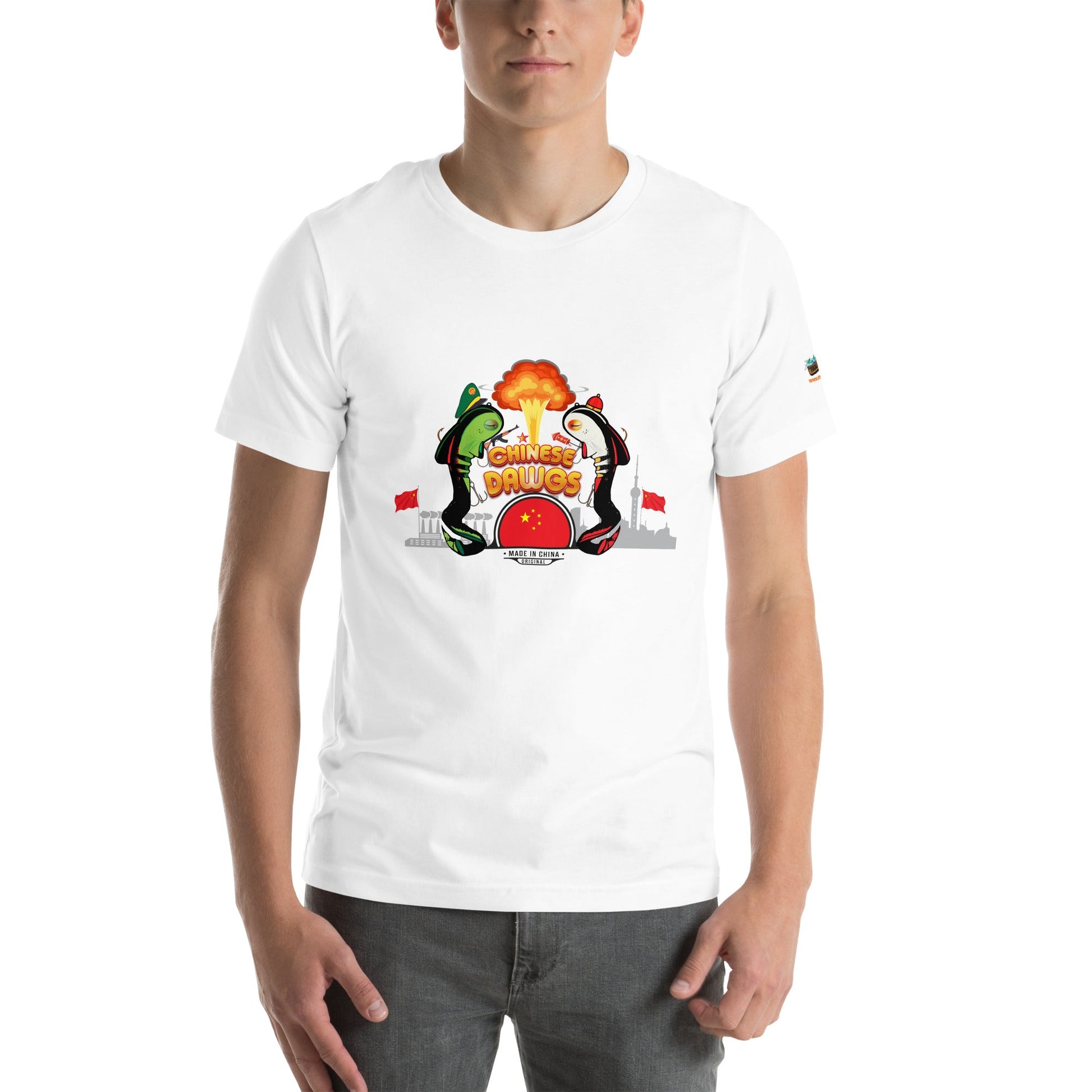 Chinese Dawgs Tee White / Xs T-Shirts
