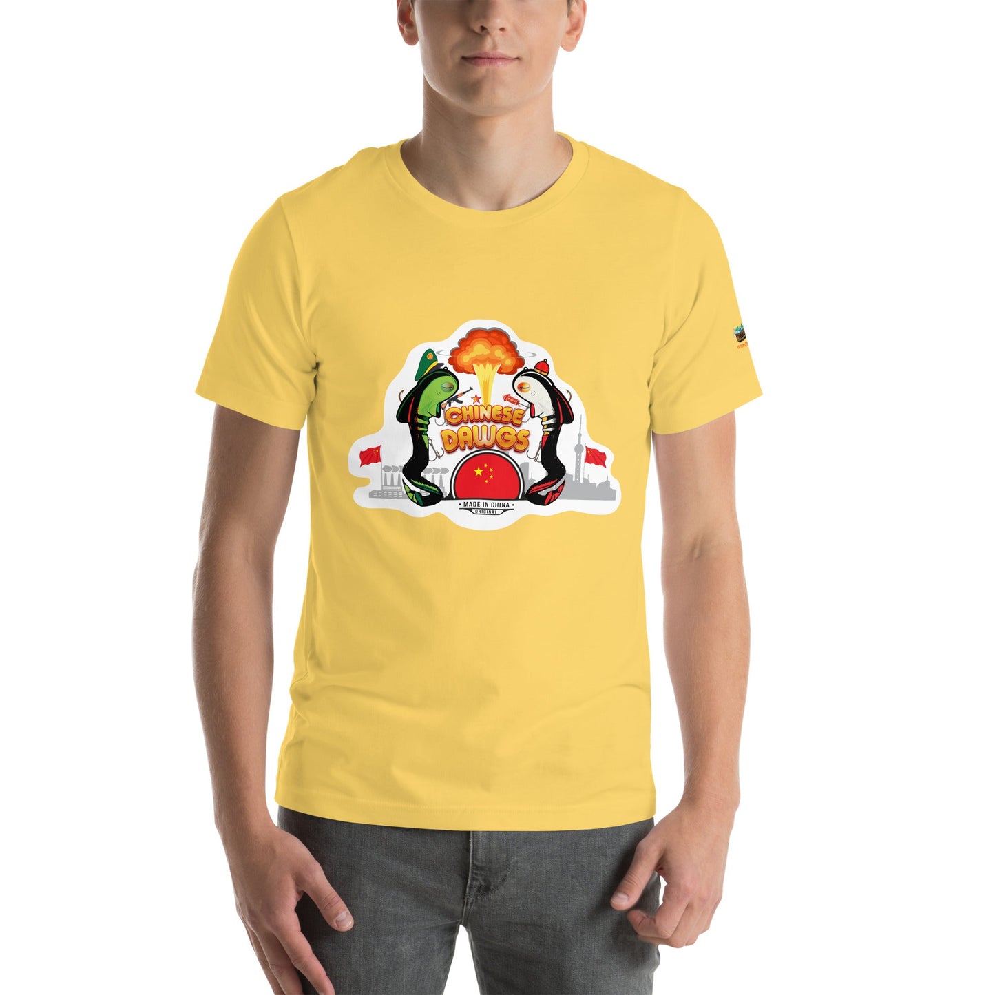 Chinese Dawgs Tee Yellow / S T-Shirts